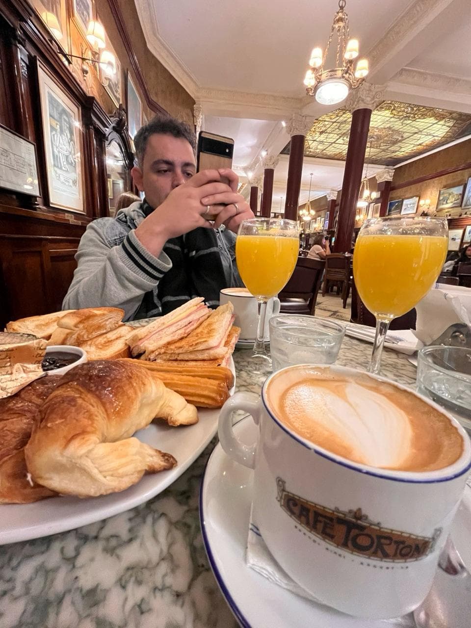 Café da manhã pós cerimônia