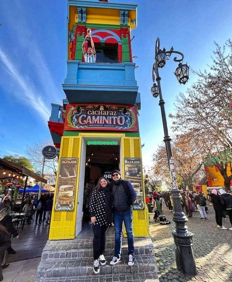 Nós dois juntos na Argentina de novo